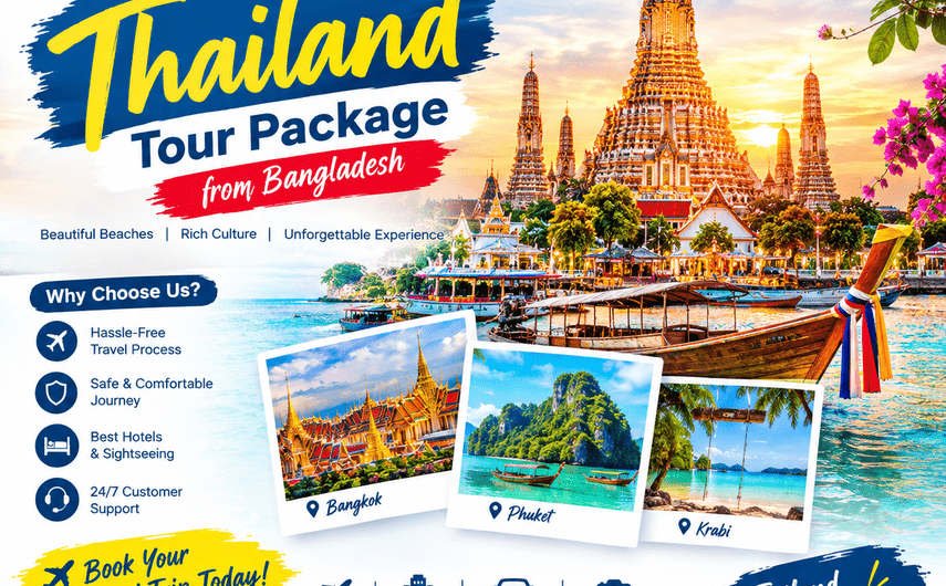 Thailand tour package from Bangladesh